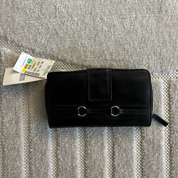 NWT Peck & Peck Black Women's Genuine Leather Wallet - Picture 1 of 6